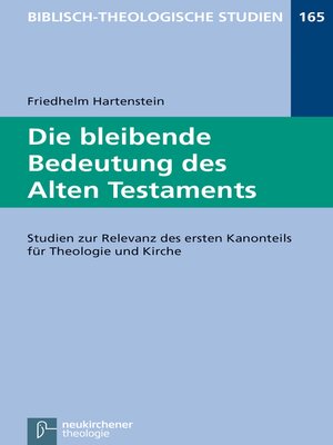cover image of Die bleibende Bedeutung des Alten Testaments